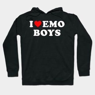 I Love Emo boys Hoodie